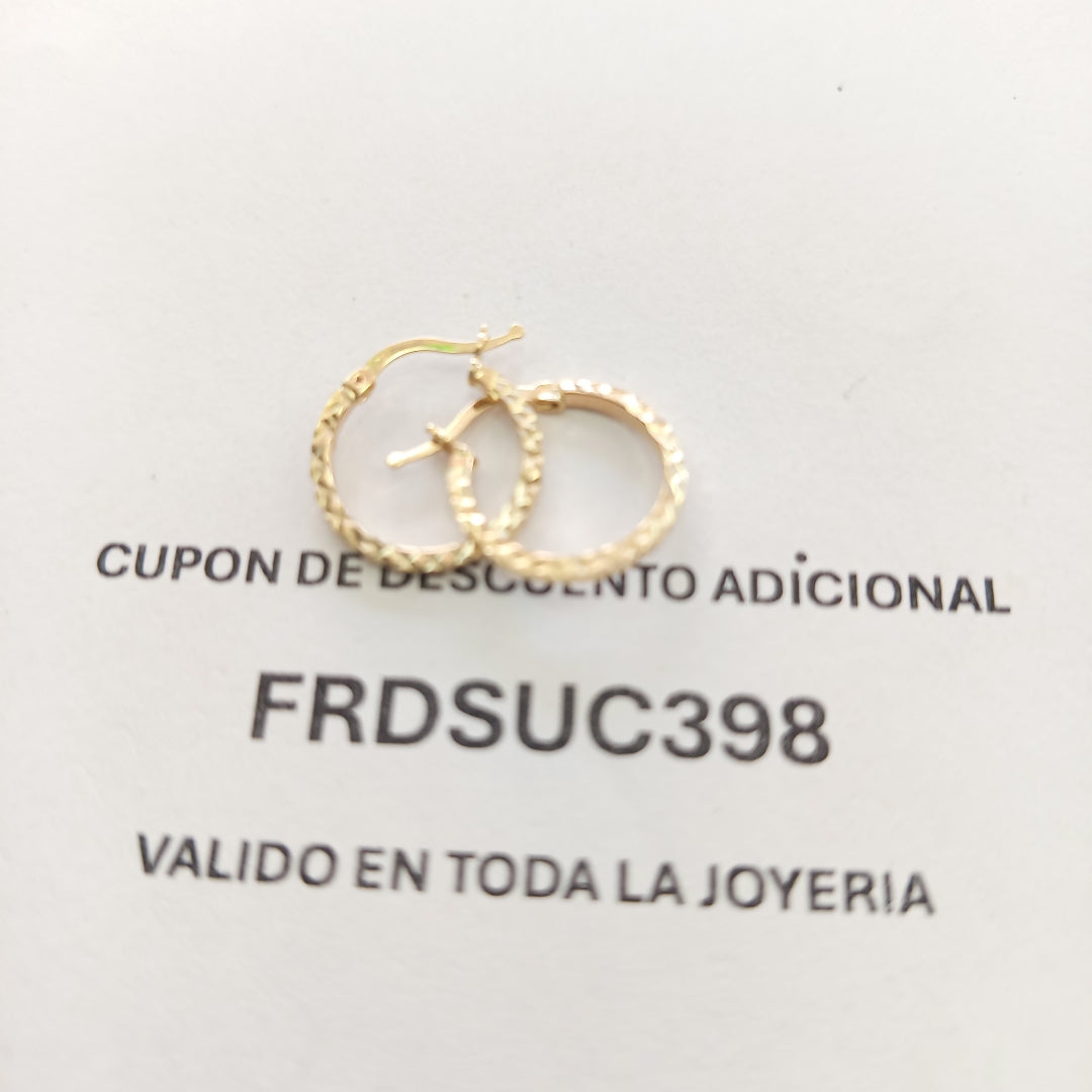 ARRACADAS ORO 14K 1.2 (NUEVO)