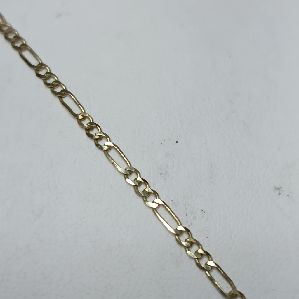 PULSERA TEJIDO 3X1 14K 21 CM 2.2 GR (NUEVO)