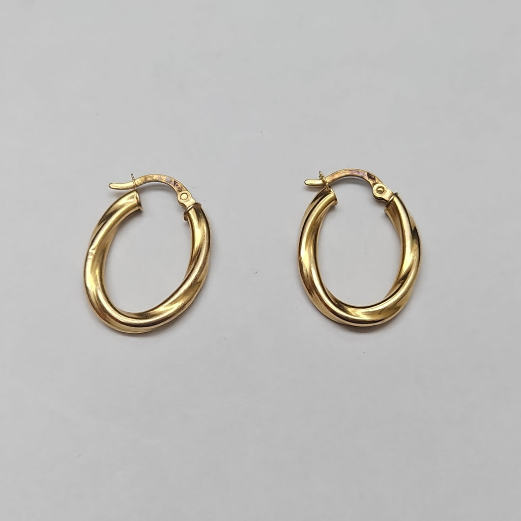 ARRACADAS PAR ORO 14 K 1,50 GRMS (SEMINUEVO)