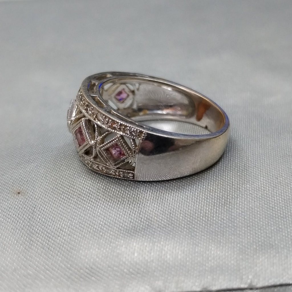 ANILLITO ORO, ORO BLANCO 14 K 5 GRMS (SEMINUEVO)