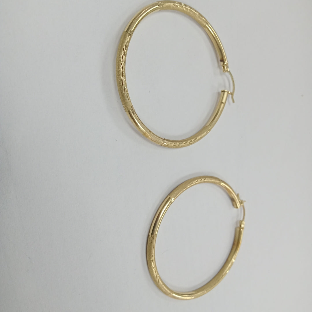 ARRACADAS PAR ORO 14 K 5.2 GRMS (SEMINUEVO)