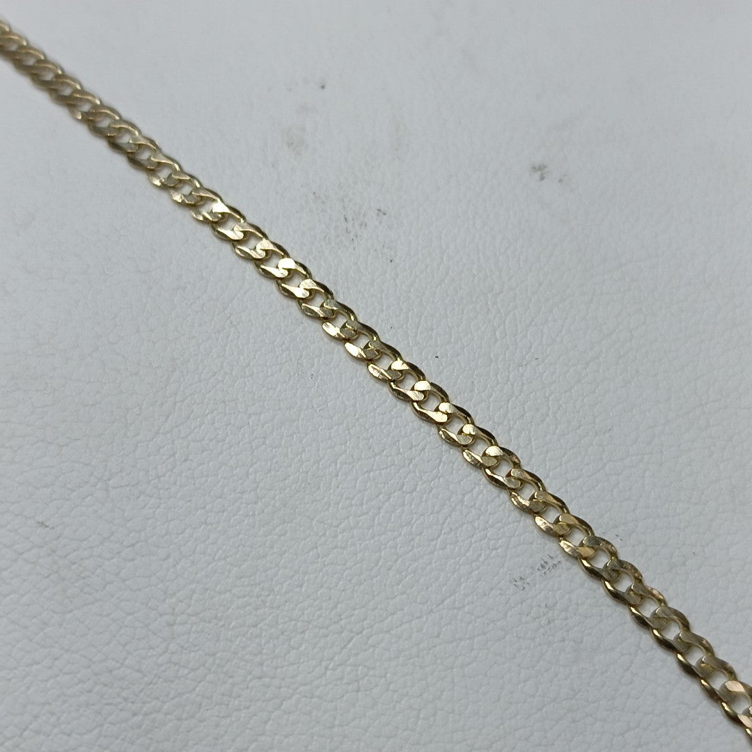 PULSERA BARBADA 14K 21 CM 2.3 GR (NUEVO)