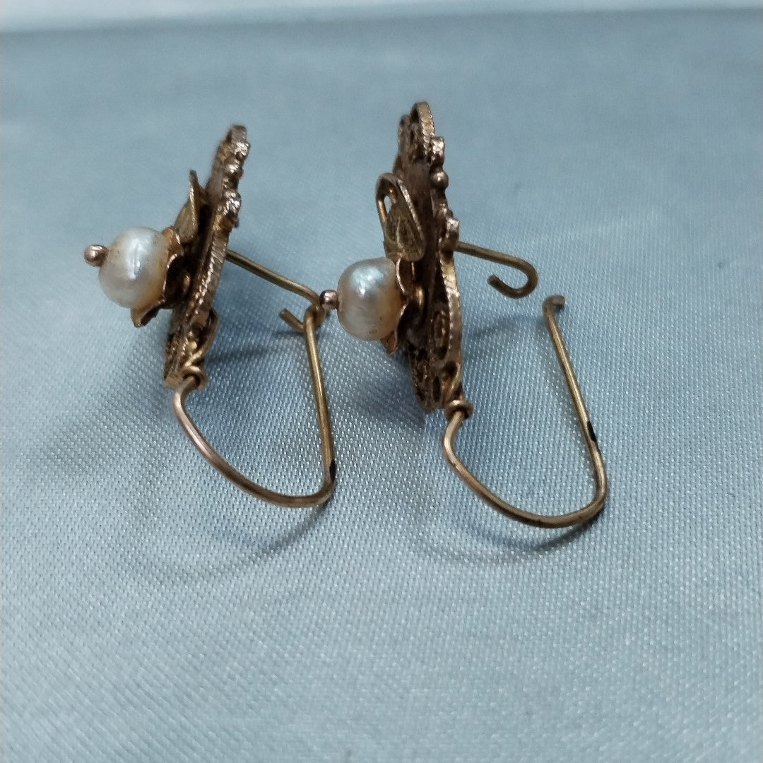 ARETES PAR ORO 10 K 3,40 GRMS (SEMINUEVO)