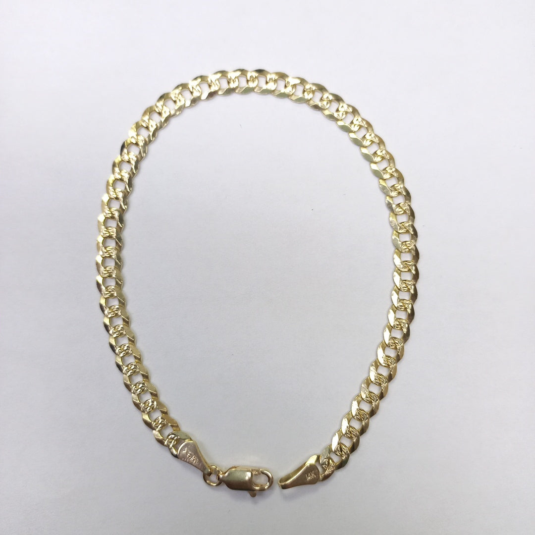 PULSERA BARBADA 14K 21 CM 7.5 GR (NUEVO)