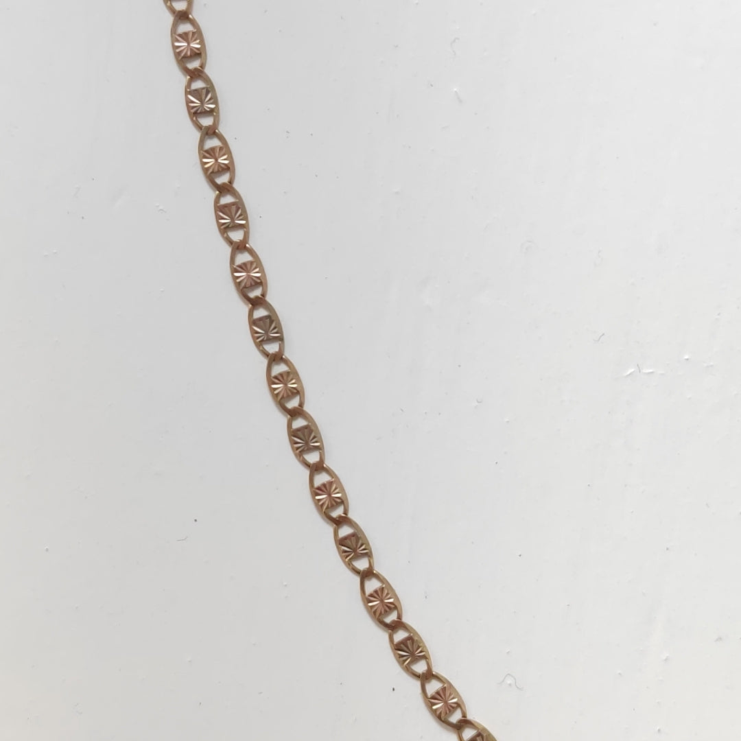 CADENA ORO COMBINADO 10 K 2.8 GRMS (SEMINUEVO)