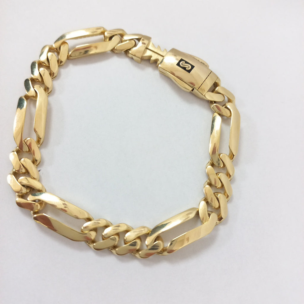 PULSERA MONACO ORO 14K 9.3 (NUEVO)