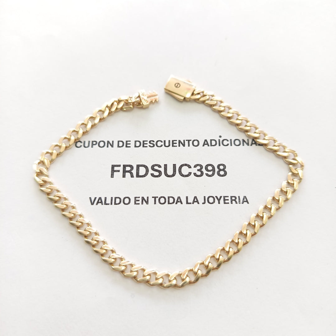 PULSERAS CABALLERO ORO 14K 4.9 (NUEVO)