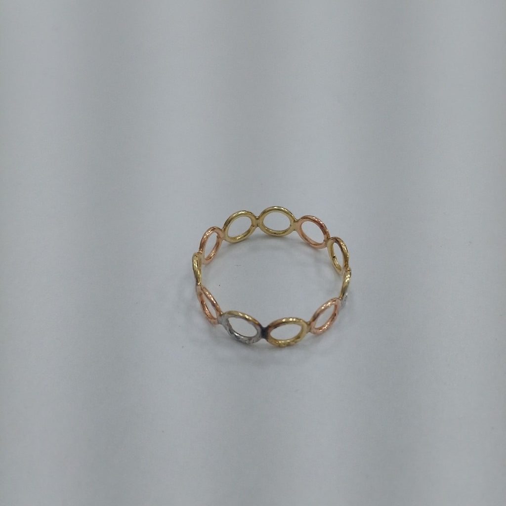ANILLITO ORO COMBINADO 14 K 1 GRMS (SEMINUEVO)