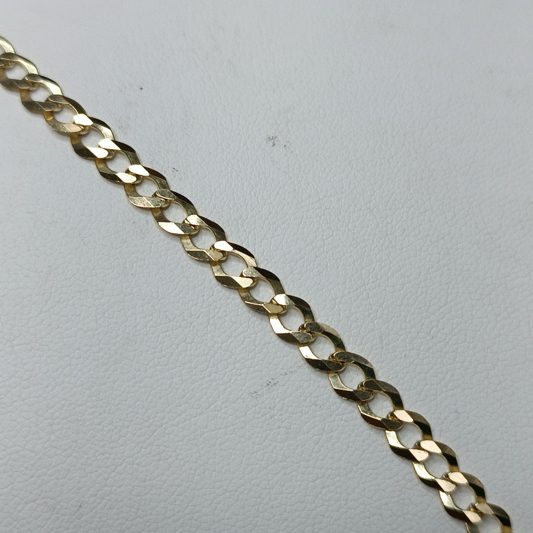 PULSERA BARBADA 14K 21 CM 5.3 GR (NUEVO)