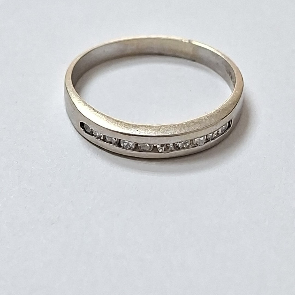 ANILLITO ORO, ORO BLANCO 14 K 2.7 GRMS (SEMINUEVO)