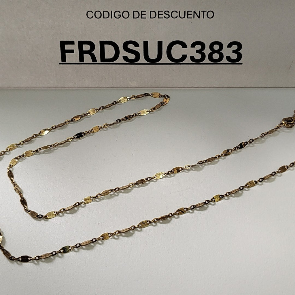 CADENA ORO 10 K 1.5 GRMS (SEMINUEVO)
