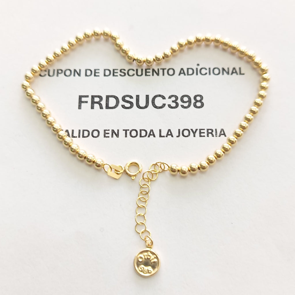 PULSERAS DAMA ORO 14K 1.9 (NUEVO)
