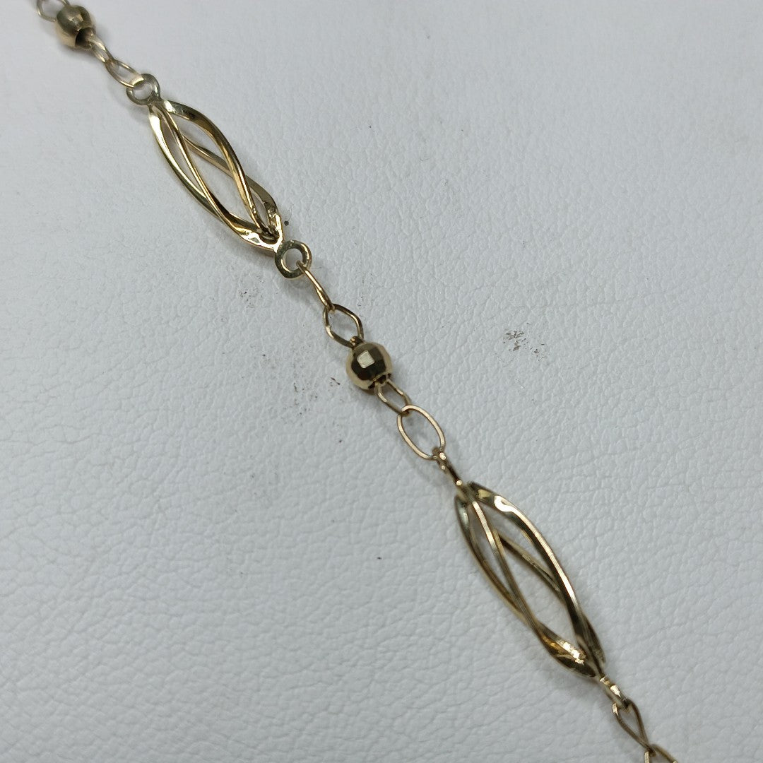 PULSERA ESPECIAL 14K 18 CM 2 GR (NUEVO)