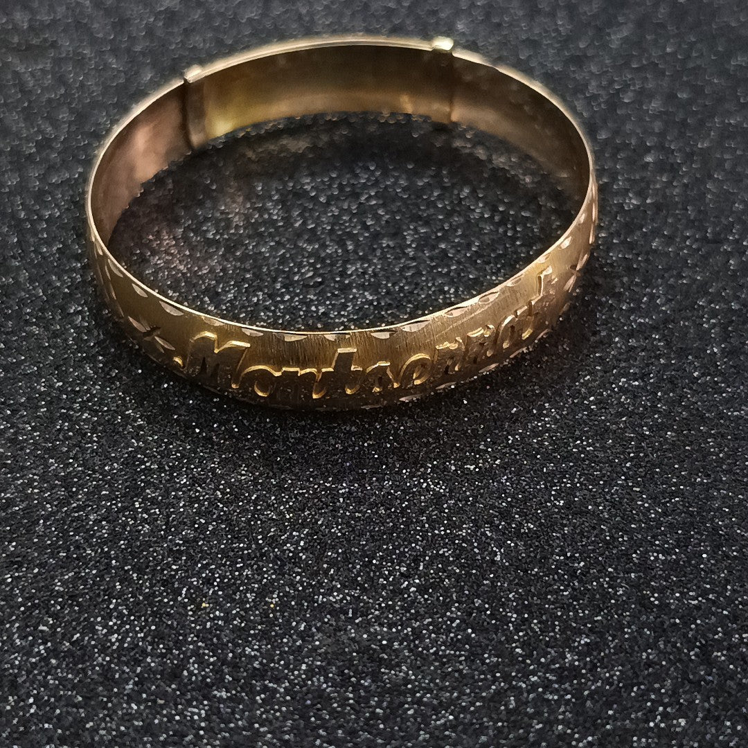 PULSERA RIGIDA ORO 8 K 9.7 GRMS (SEMINUEVO)
