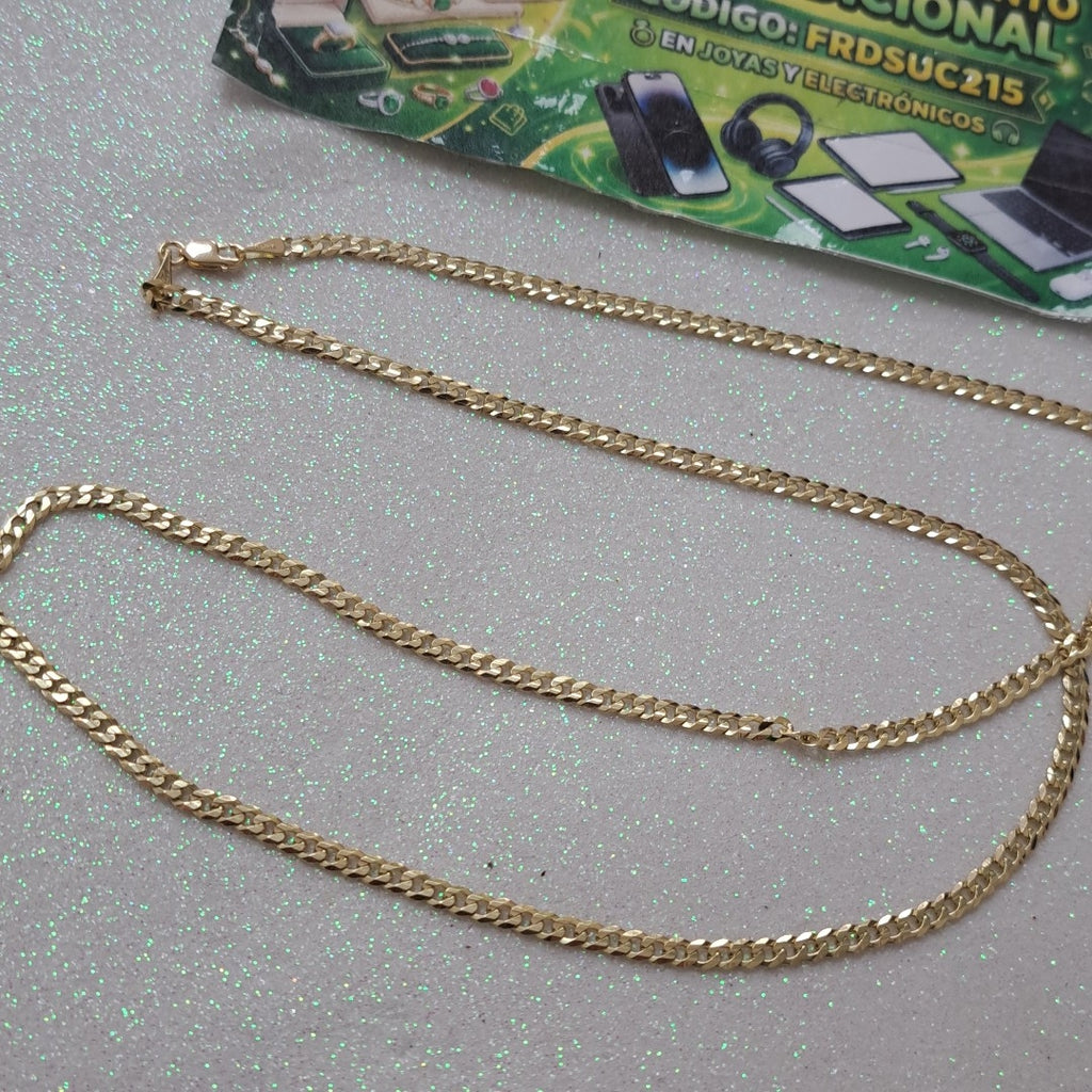 CADENA BARBADA 14K 60 CM 10.2 GR (NUEVO)