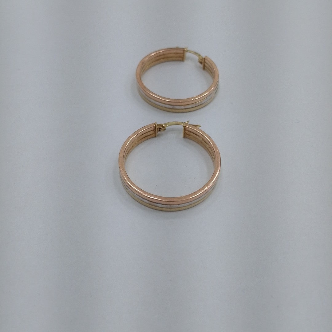 ARRACADAS PAR ORO COMBINADO 10 K 5.1 GRMS (SEMINUEVO)
