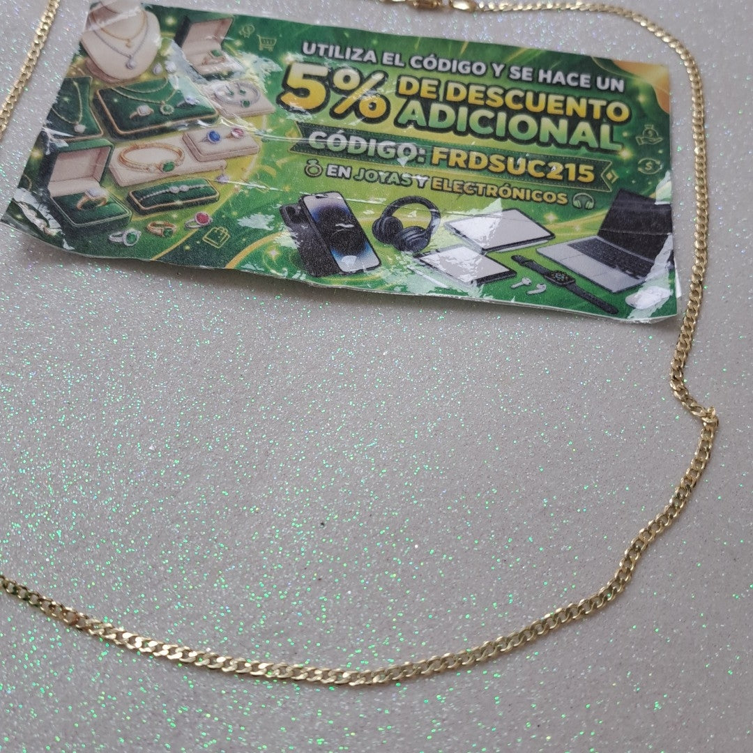 CADENA BARBADA 14K 55 CM 5.1 GR (NUEVO)