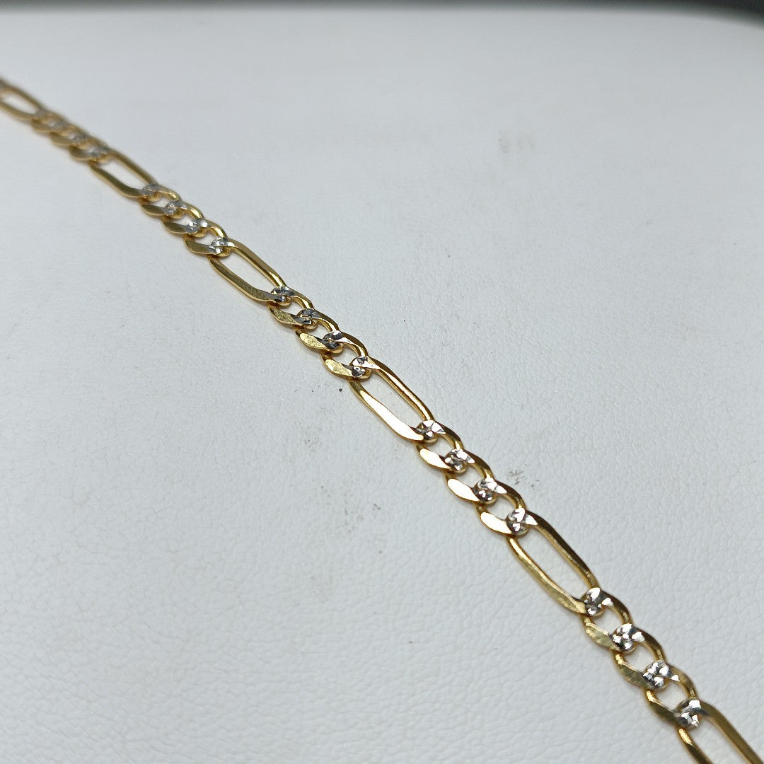 PULSERA 3X1 14K 21 CM 4.5 GR (NUEVO)