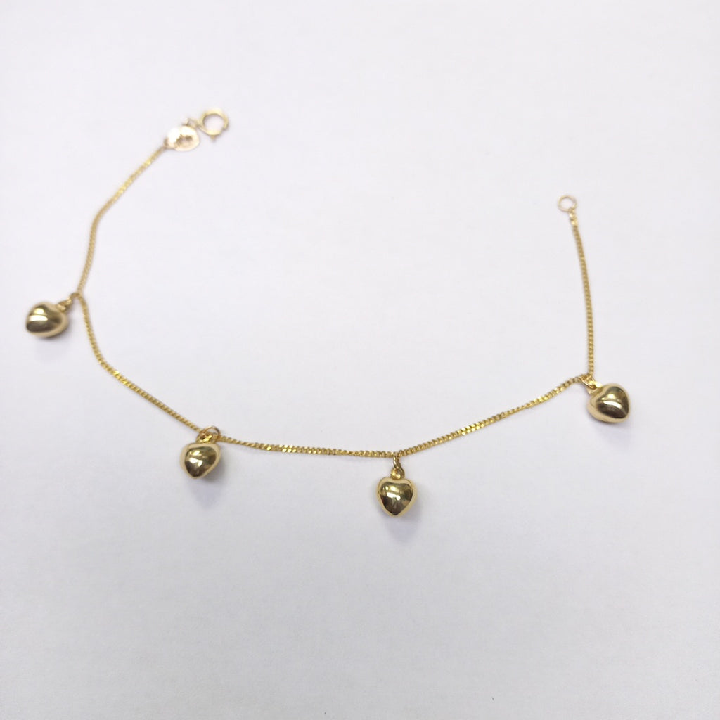 PULSERA ESPECIAL DIJES 10K 18 CM 1.6 GR (NUEVO)