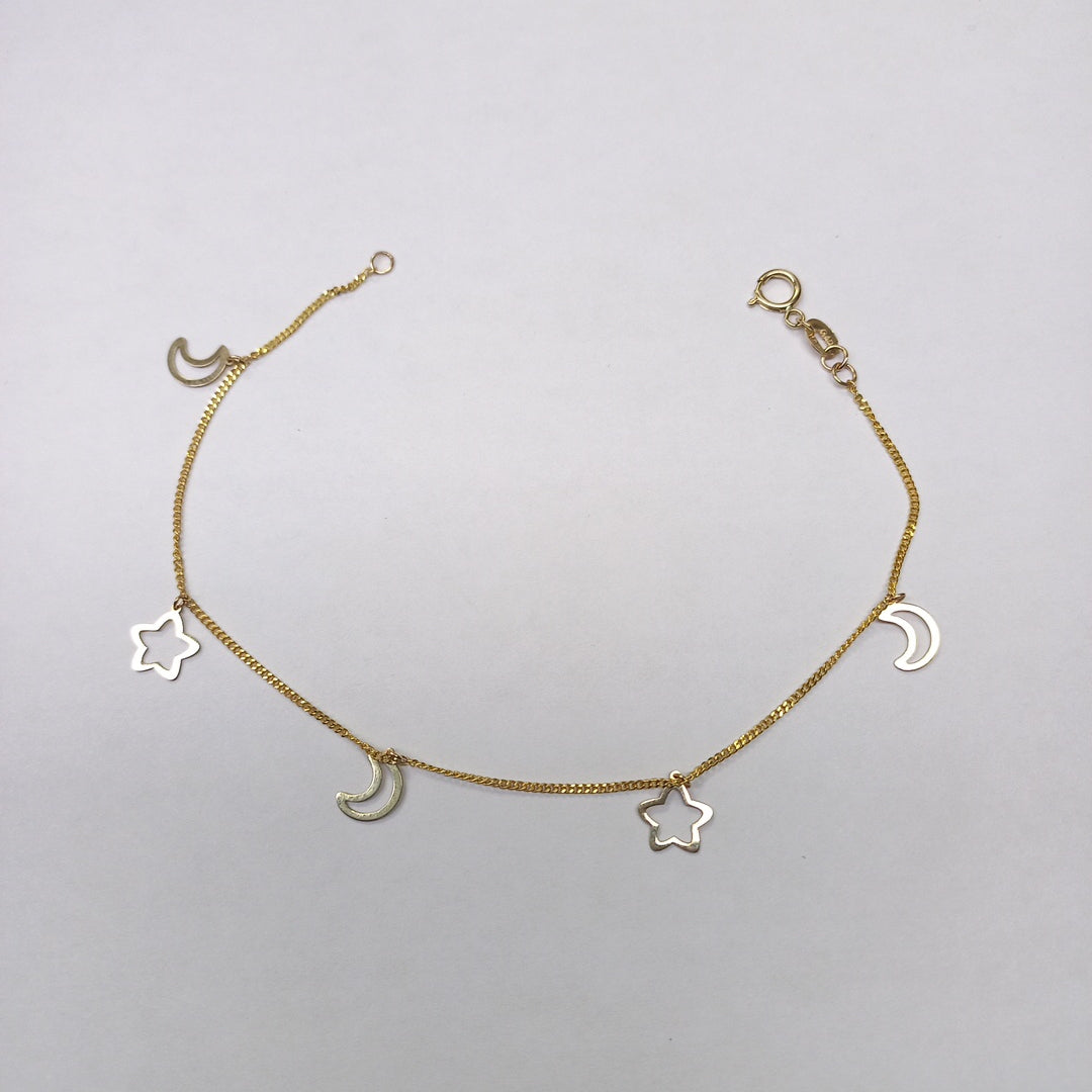 PULSERA ESPECIAL DIJES 10K 18 CM 1.1 GR (NUEVO)