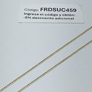 CADENAS BARBADA AMARILLA ORO 14K 2.2 (NUEVO)