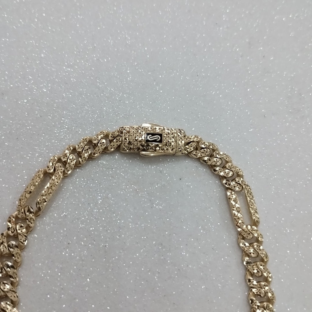 PULSERA CABALLERO MONACO ORO 10K 7 (NUEVO)
