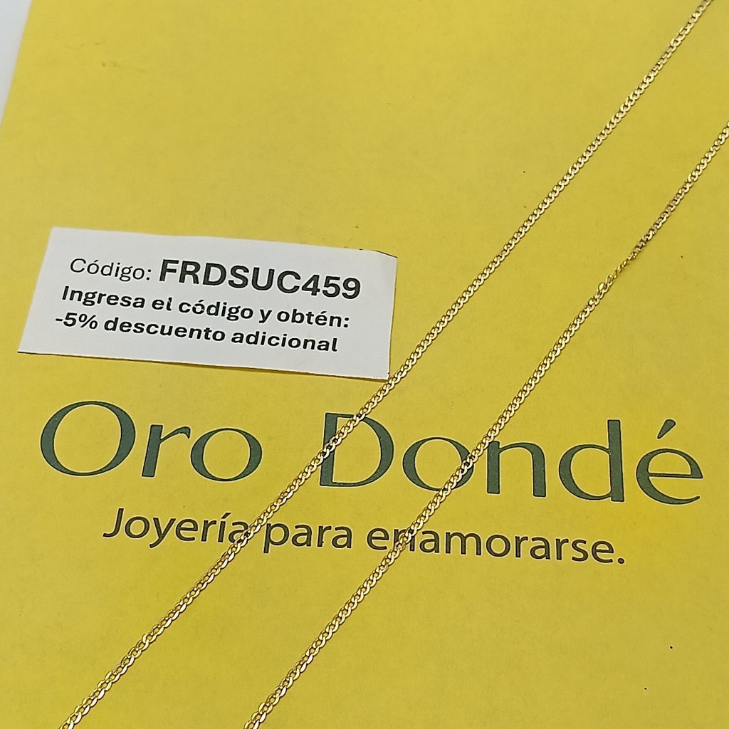 CADENAS BARBADA AMARILLA ORO 14K 2 (NUEVO)