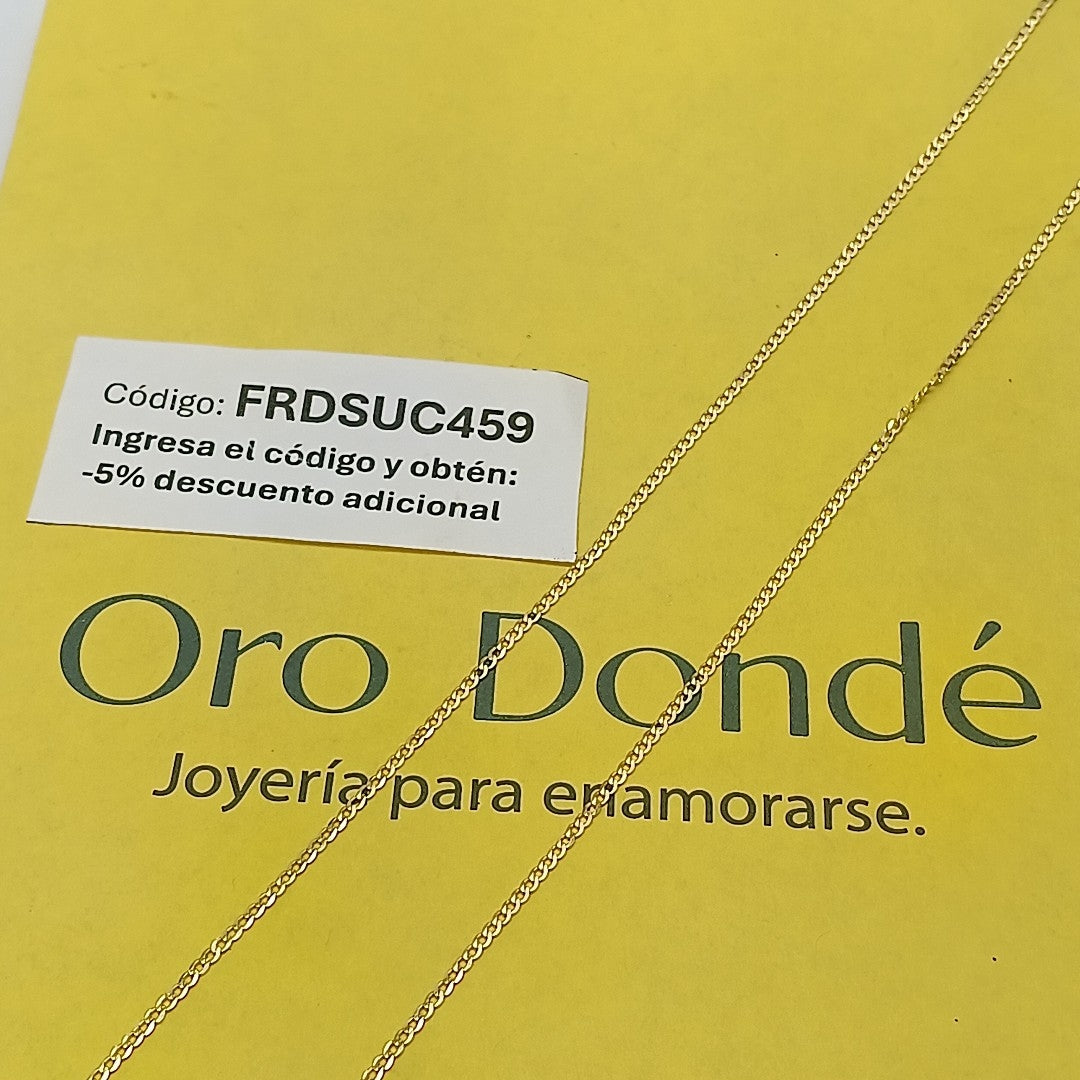 CADENAS BARBADA AMARILLA ORO 14K 2 (NUEVO)