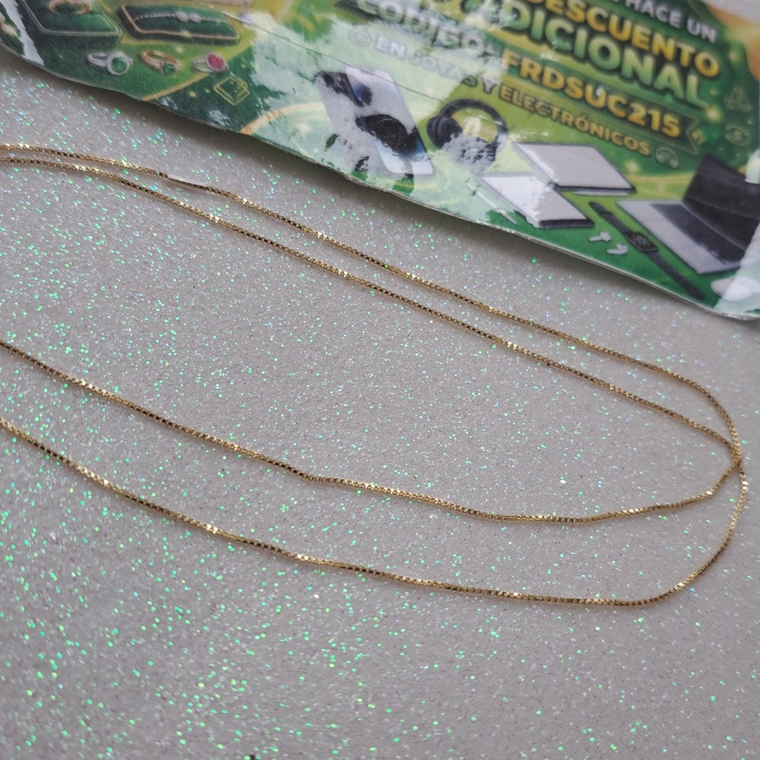 CADENA VENECIANO 14K 55 CM 1.7 GR (NUEVO)