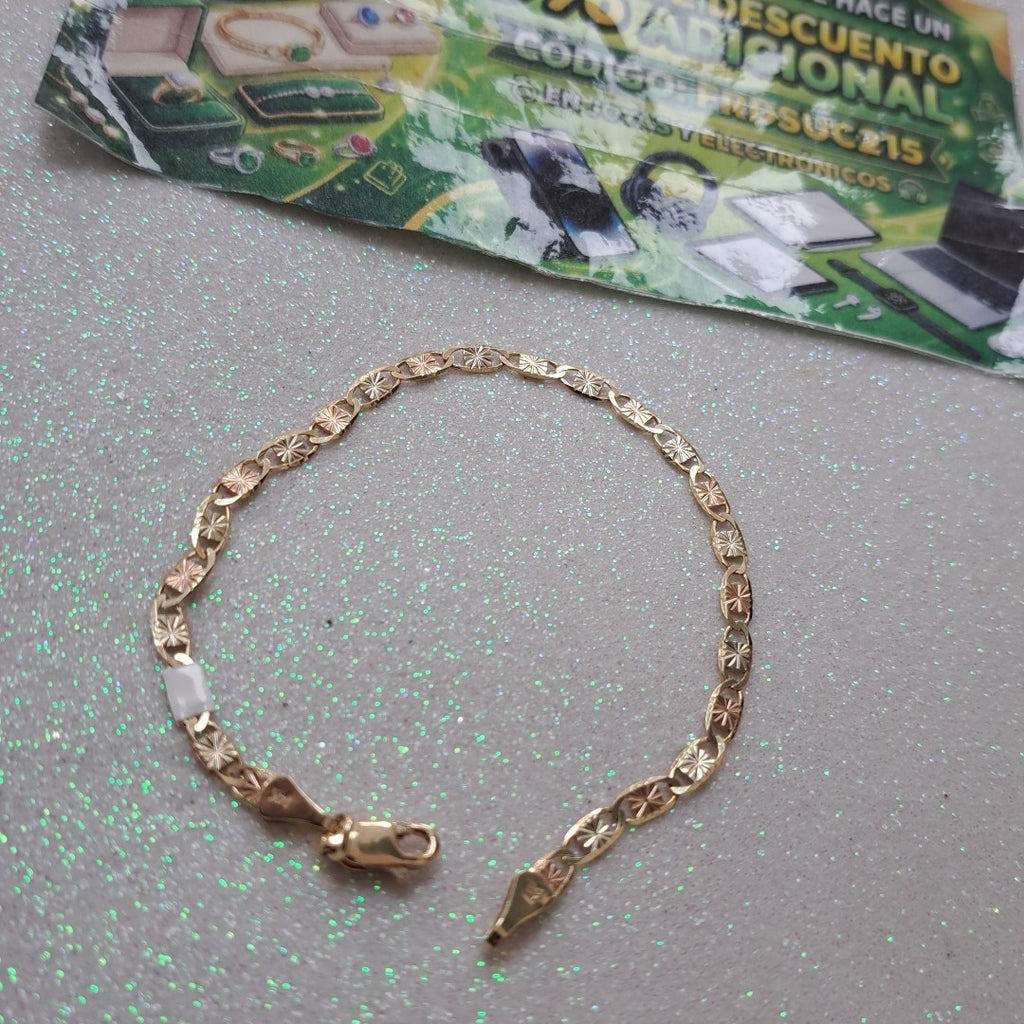 PULSERA GUCHI 14K 18 CM 2.9 GR (NUEVO)