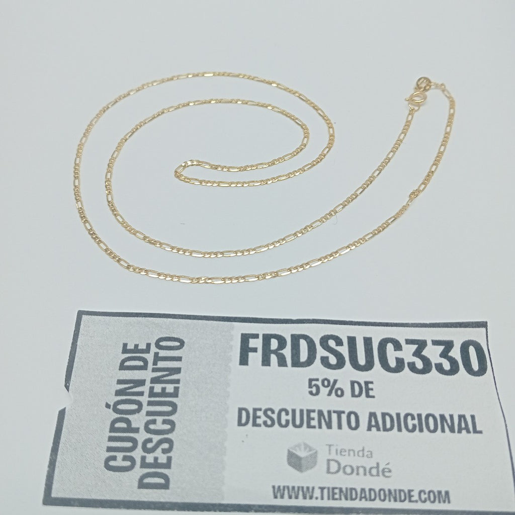 CADENAS CARTIER 3 1 AMARILLA ORO 14K 2.1 (NUEVO)
