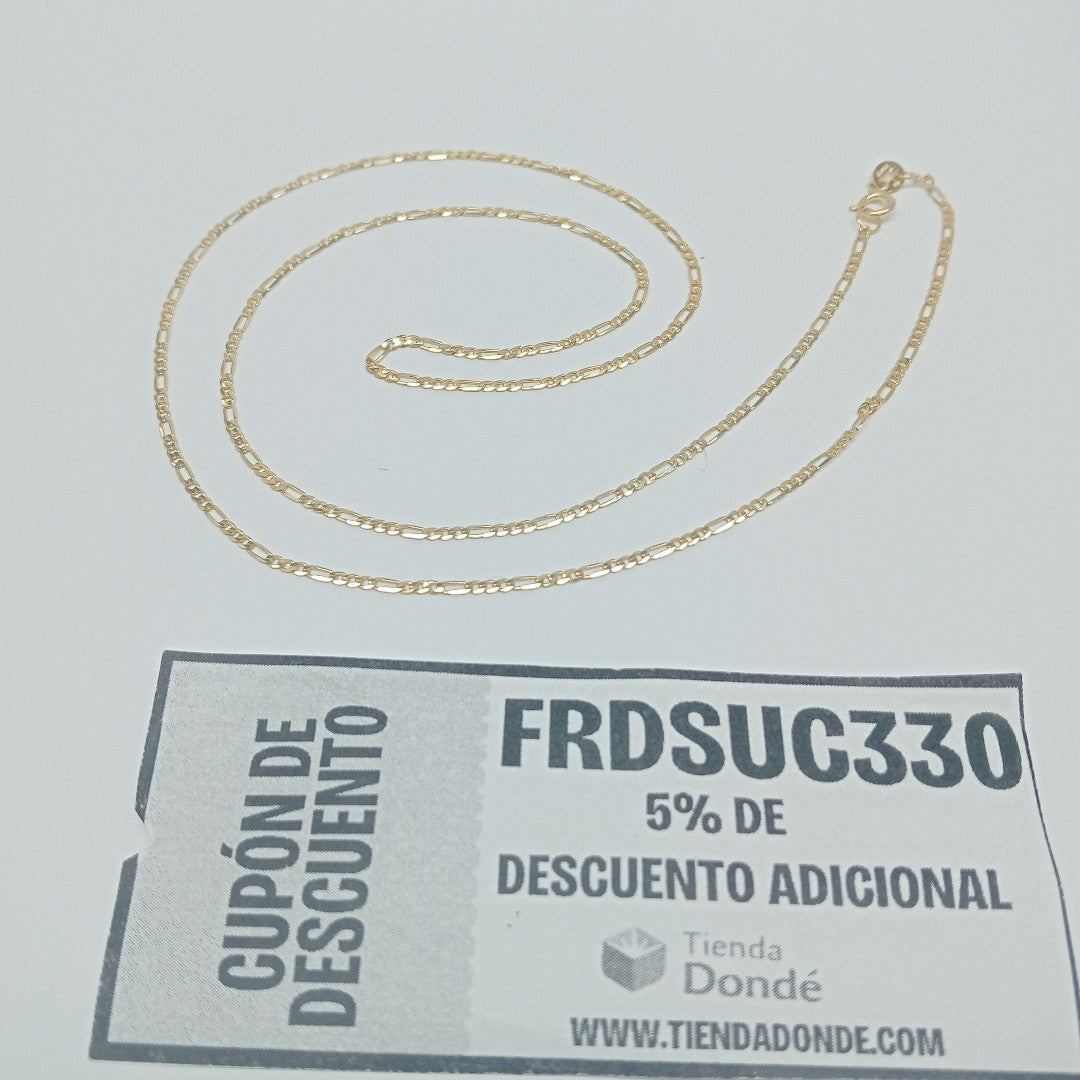 CADENAS CARTIER 3 1 AMARILLA ORO 14K 2.1 (NUEVO)
