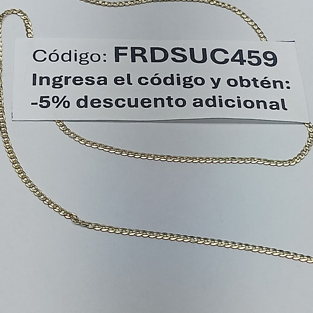 CADENAS BARBADA AMARILLA ORO 14K 2 (NUEVO)