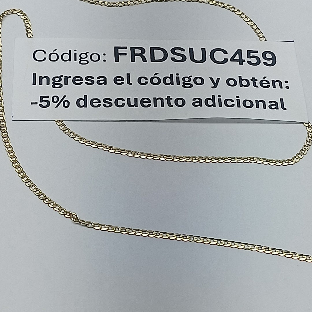 CADENAS BARBADA AMARILLA ORO 14K 2 (NUEVO)