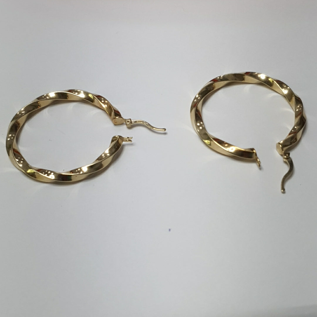 ARRACADAS PAR ORO 14 K 6.2 GRMS (SEMINUEVO)