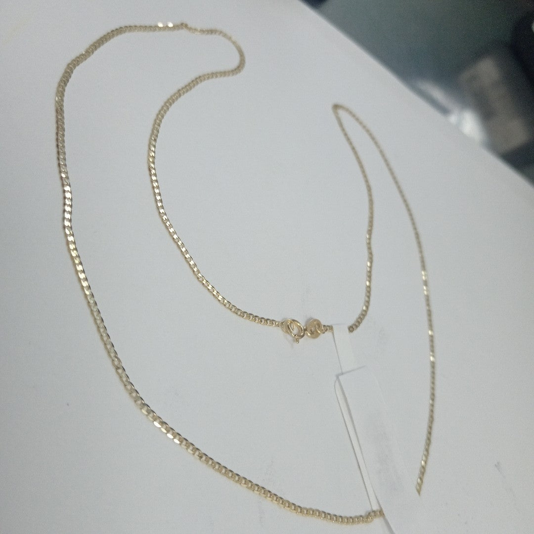 CADENAS BARBADA AMARILLA ORO 14K 2.1 (NUEVO)
