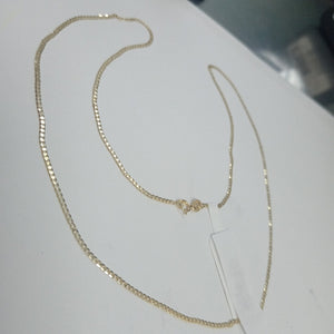 CADENAS BARBADA AMARILLA ORO 14K 2.1 (NUEVO)
