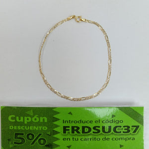 PULSERAS DAMA CARTIER 3 1 DIAMANTADA ORO 14K 1.1 (NUEVO)