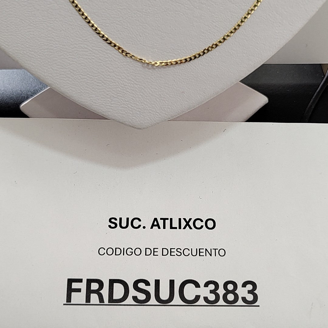 CADENAS BARBADA AMARILLA ORO 14K 2 (NUEVO)