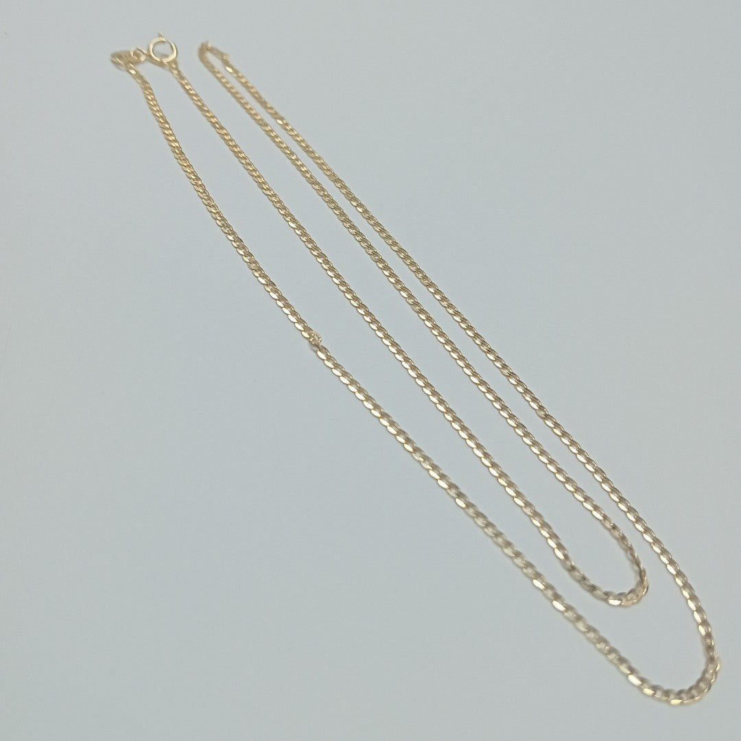 CADENAS BARBADA AMARILLA ORO 14K 2 (NUEVO)