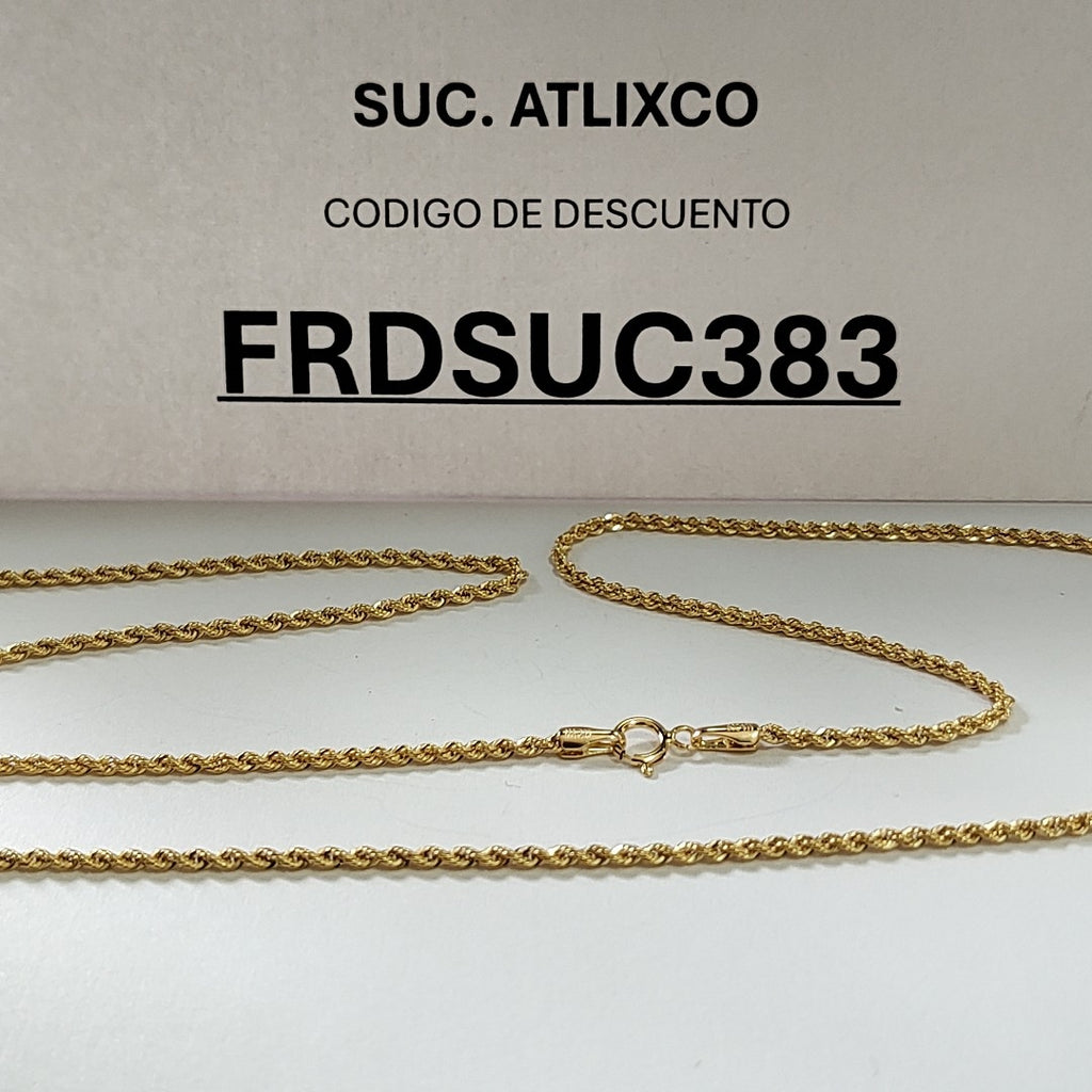 CADENAS TORSAL ORO 14K 1.6 (NUEVO)