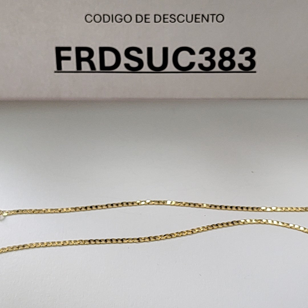 CADENAS BARBADA AMARILLA ORO 14K 2.1 (NUEVO)