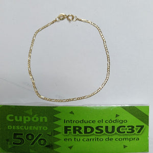 PULSERAS DAMA CARTIER 3 1 AMARILLA ORO 14K 0.8 (NUEVO)