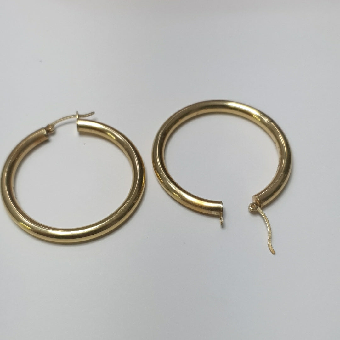 ARRACADAS PAR ORO 14 K 4.9 GRMS (SEMINUEVO)
