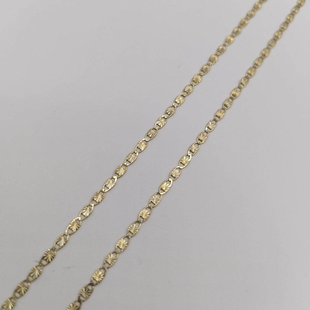 CADENA TEJIDO MARINERO 1.91GR 50 CM (NUEVO)