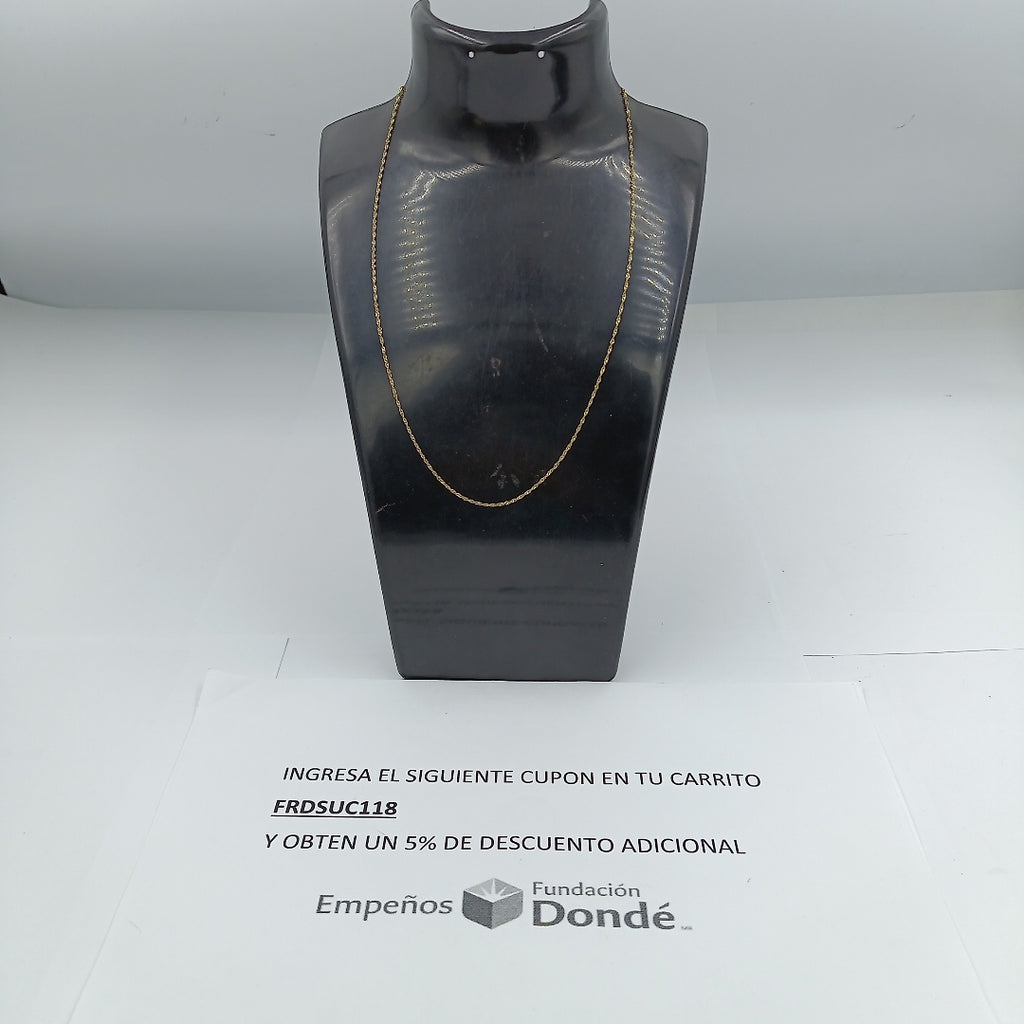 CADENA ORO 10 K 0.7 GRMS (SEMINUEVO)