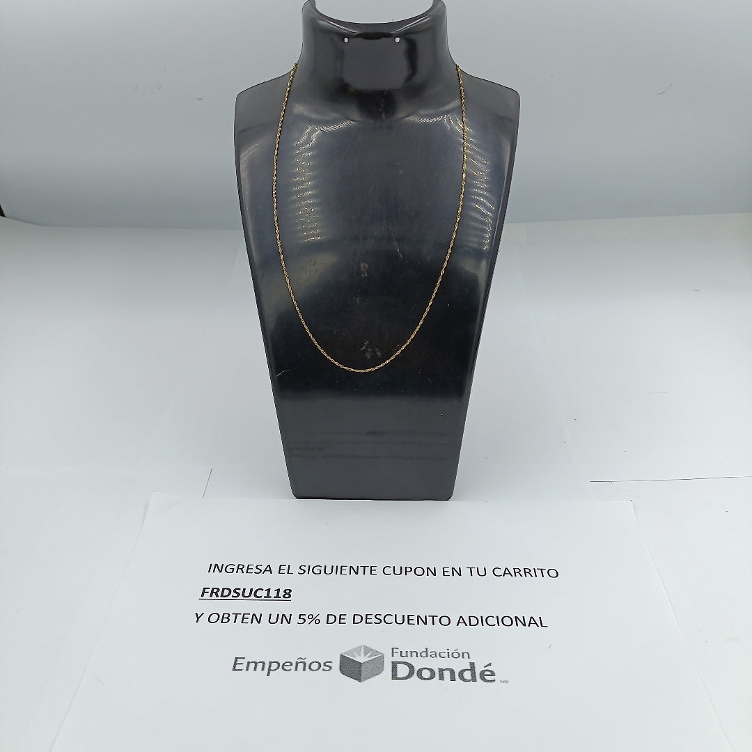 CADENA ORO 10 K 0.7 GRMS (SEMINUEVO)