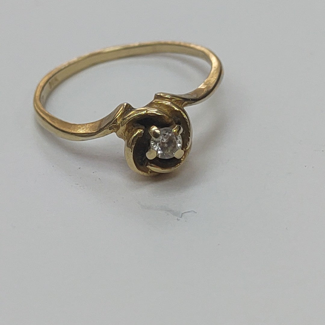 SOLITARIO ORO 14 K 2 GRMS (SEMINUEVO)