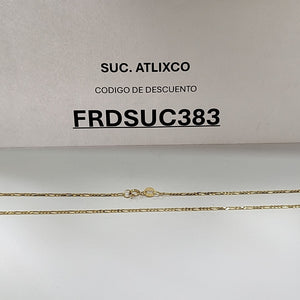 CADENAS CARTIER 3 1 AMARILLA ORO 14K 2 (NUEVO)