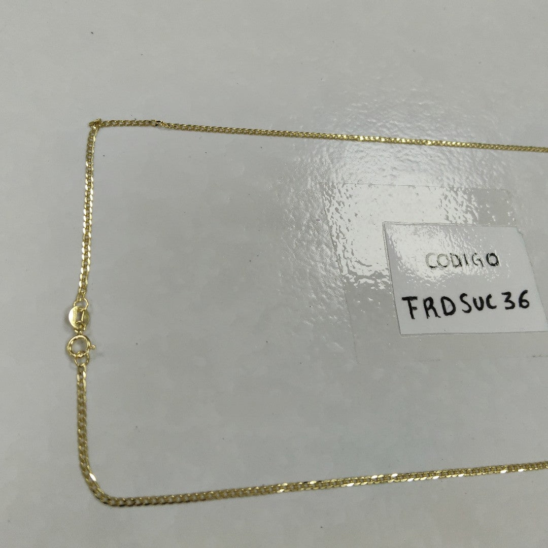 CADENAS BARBADA AMARILLA ORO 14K 2 (NUEVO)